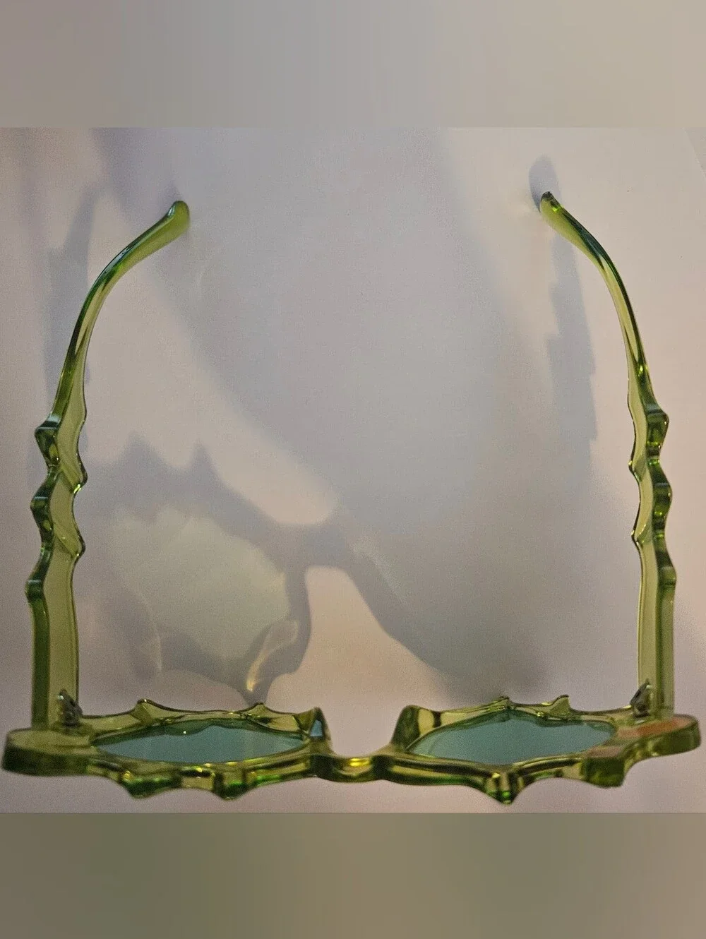 Green Novelty Crazy-Shaped Women’s Sunglasses